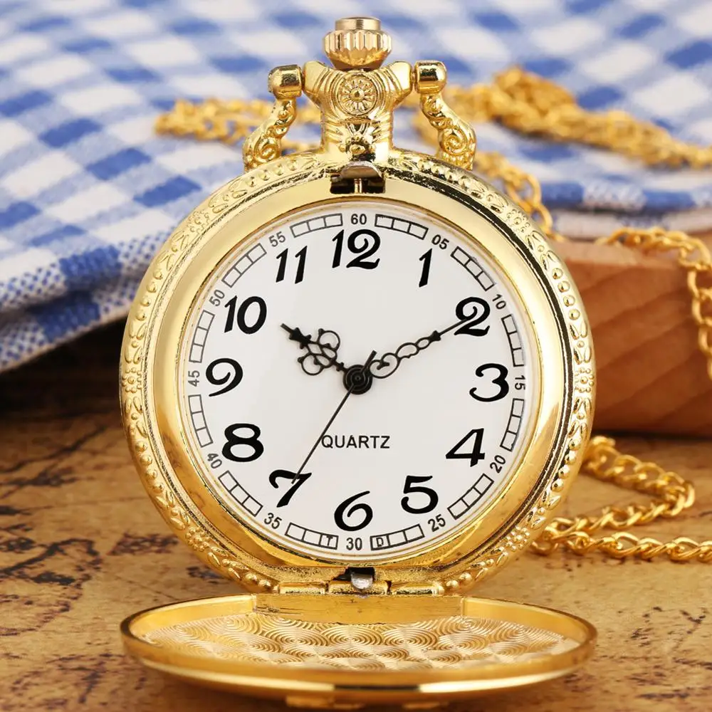 

Top Luxury Gold Color Sailboat Sailing Design Quartz Pocket Watches Pendant Clock Fob Chain Necklace Watches for Men Women