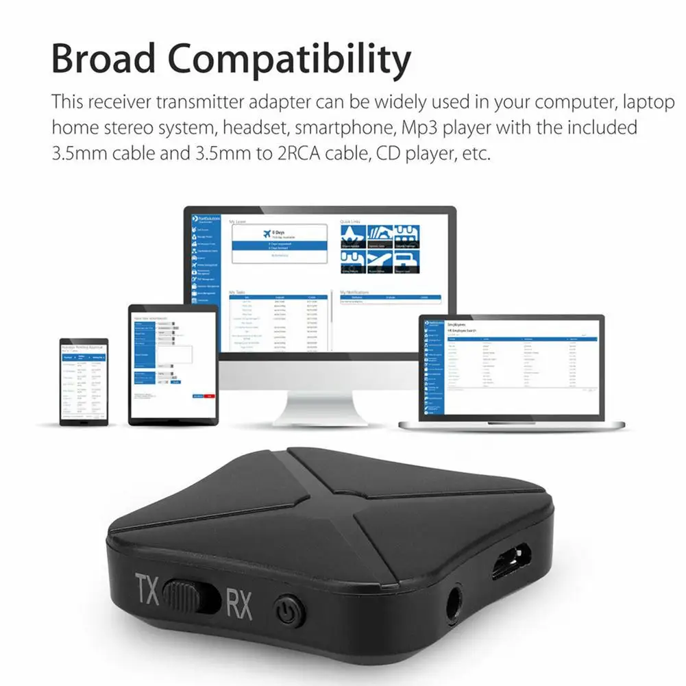 Bluetooth 5 0 4 2 приемник передатчик в 1 аудио музыка стерео беспроводной адаптер с RCA 3