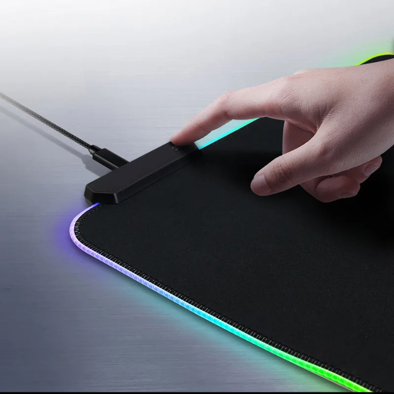 

LED Luminous Mouse Pad RGB Gaming Keyboard Mouse Pad Office Pad Support Wholesale