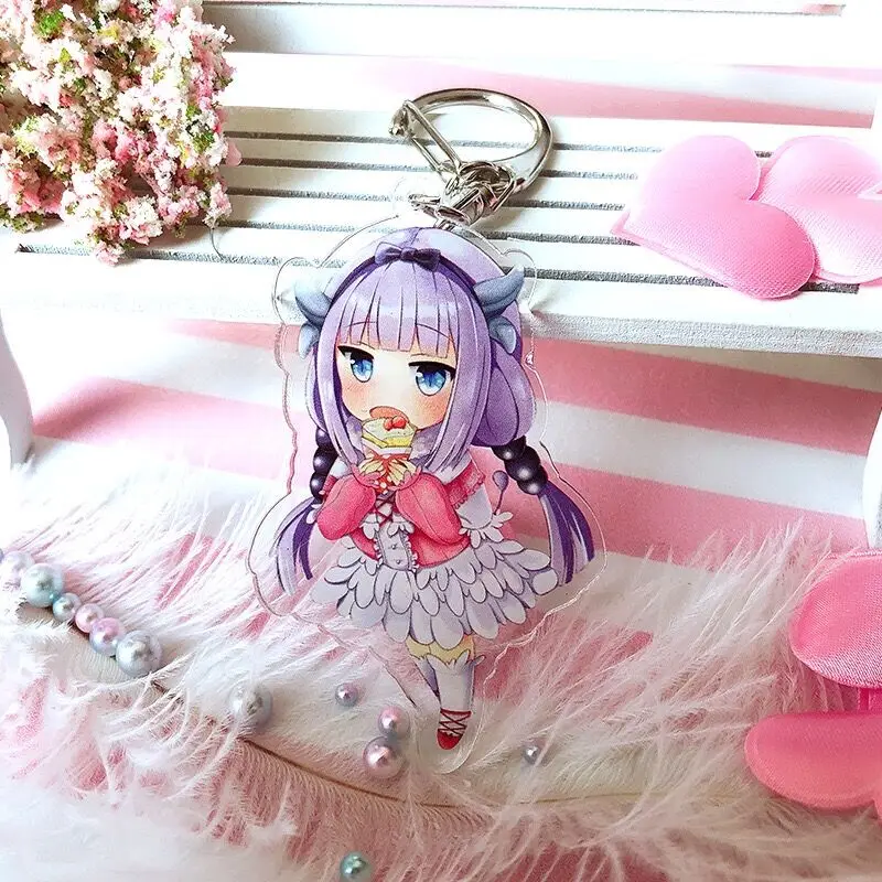1 шт. аниме Kobayashi San Chi No Maid брелок в виде дракона Miss Kobayashi's Dragon Kanna Kamui фигурки