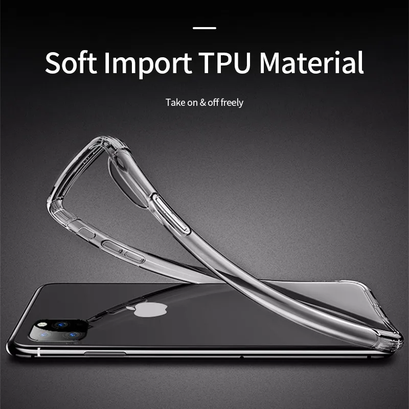 Oppselve чехол для преобразования звука iPhone 11 Pro Max силиконовый мягкий ТПУ прозрачный
