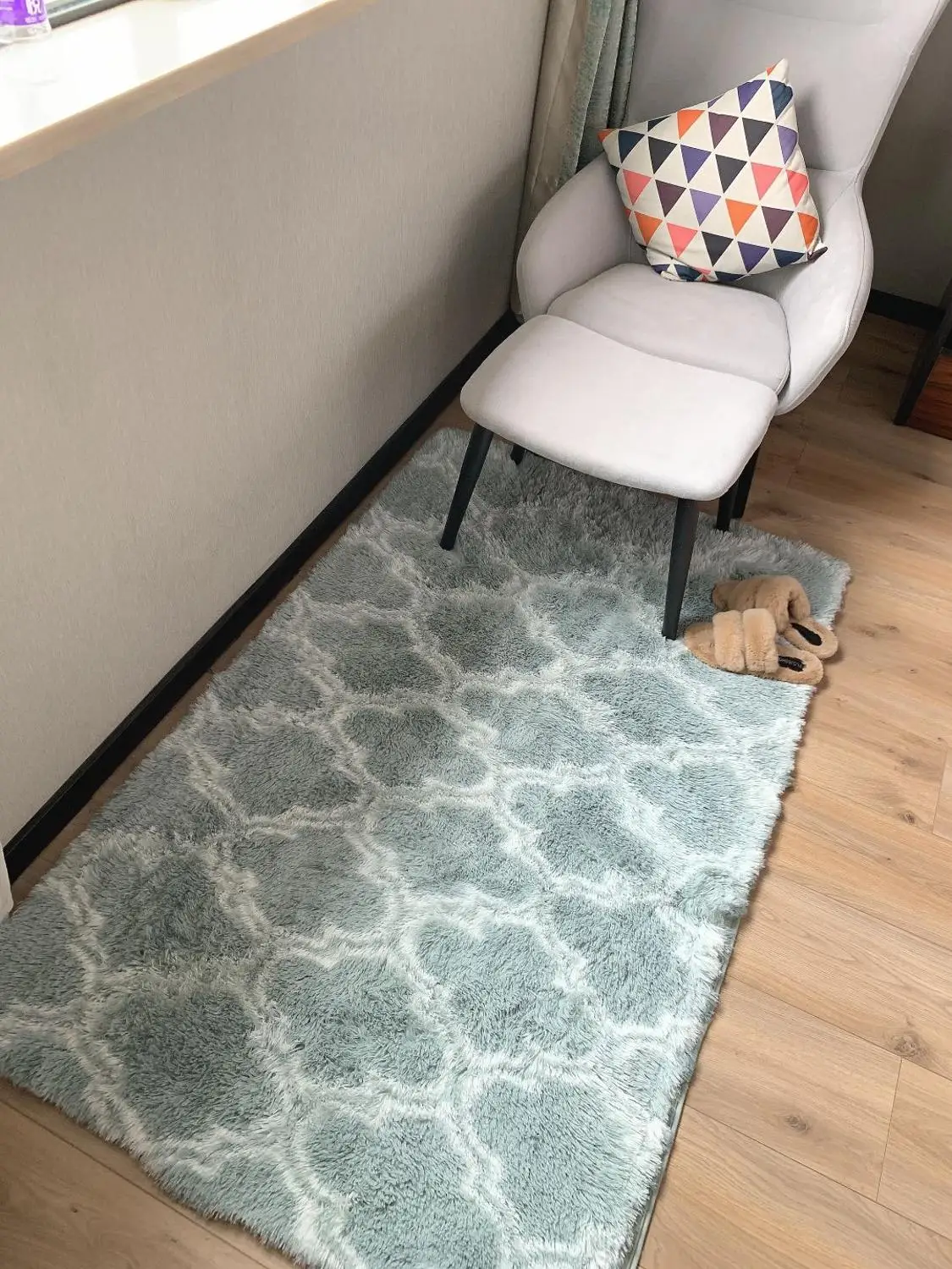 Алмазный Узор Шелковый шерстяной ковер pv бархатный коврик для окрашивания в виде