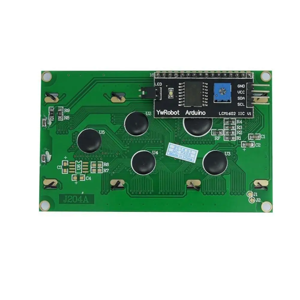 Синий последовательный Iic/I2C/Twi 2004 204 20 х 4 символьный ЖК модуль Дисплей для Arduino Iic