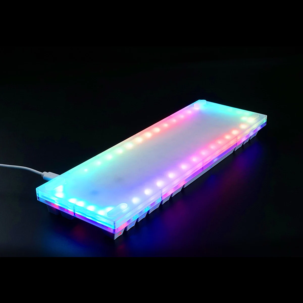 K66 глазурованная красочная механическая клавиатура переключатель Gateron 40 Гбит/с