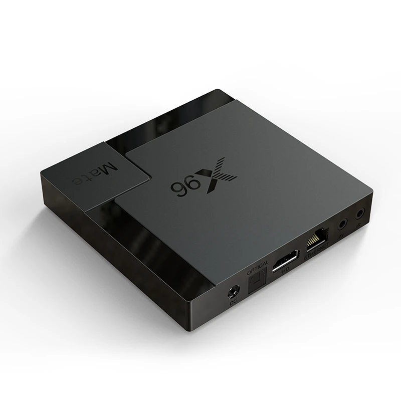 

X96 Mate Smart Set Top Box TV Box Android 10 Dual Dand WiFi Bluetooth 4K Network TV Box US Plug