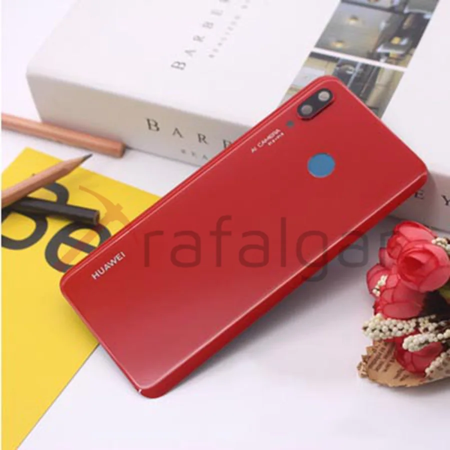 Крышка батарейного отсека для huawei Nova 3 Задняя стеклянная панель Задняя Дверь Корпус чехол для huawei Nova3 Nova 3 батарея стеклянная крышка Замена