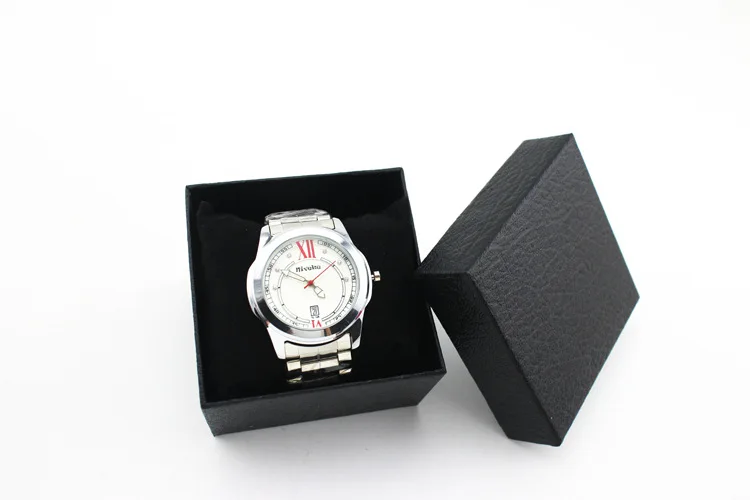 PU + бумажный чехол для хранения часов деревянные наручные часы мужчин и женщин