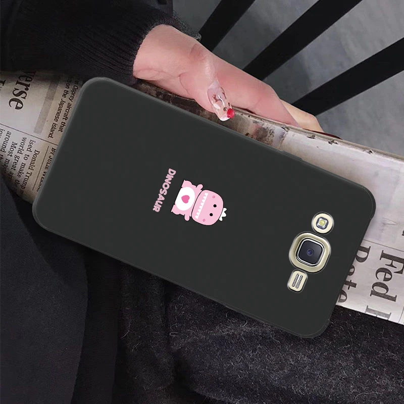 Милые простые Чехлы для Samsung J7 Neo Core чехол-накладка Galaxy J701F/DS черная силиконовая