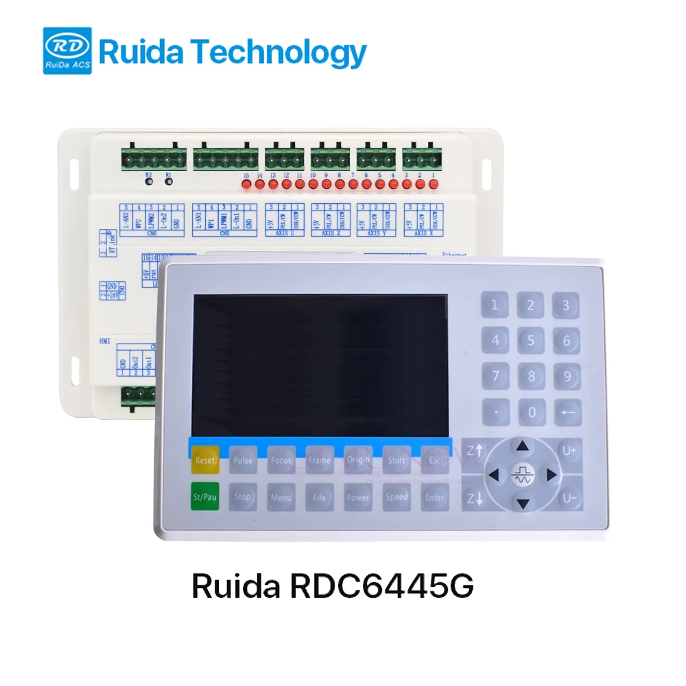 

Лазерная плата управления DSP, система управления co2-лазером Ruida RDC6445G RDC6445 6445, панель для резки с ЧПУ, замена 6442G