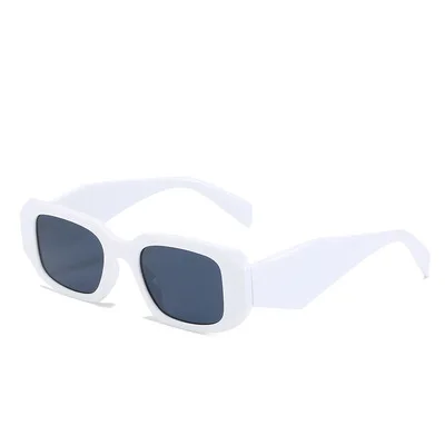 Солнцезащитные очки с защитой от УФ-лучей для мужчин и женщин, брендовые дизайнерские винтажные квадратные темные очки неправильной формы, 2022