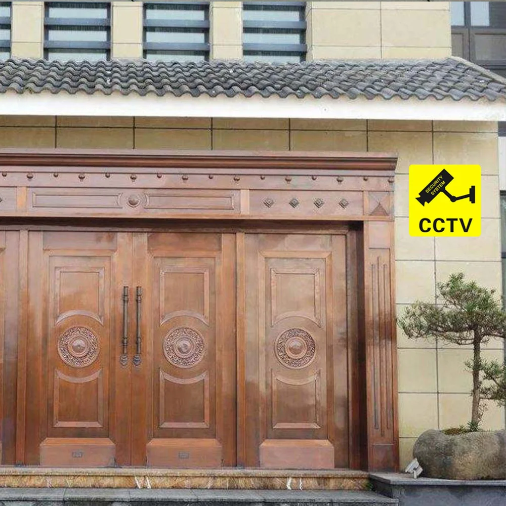 Водонепроницаемые наклейки для видеонаблюдения с Предупреждение лизацией дома