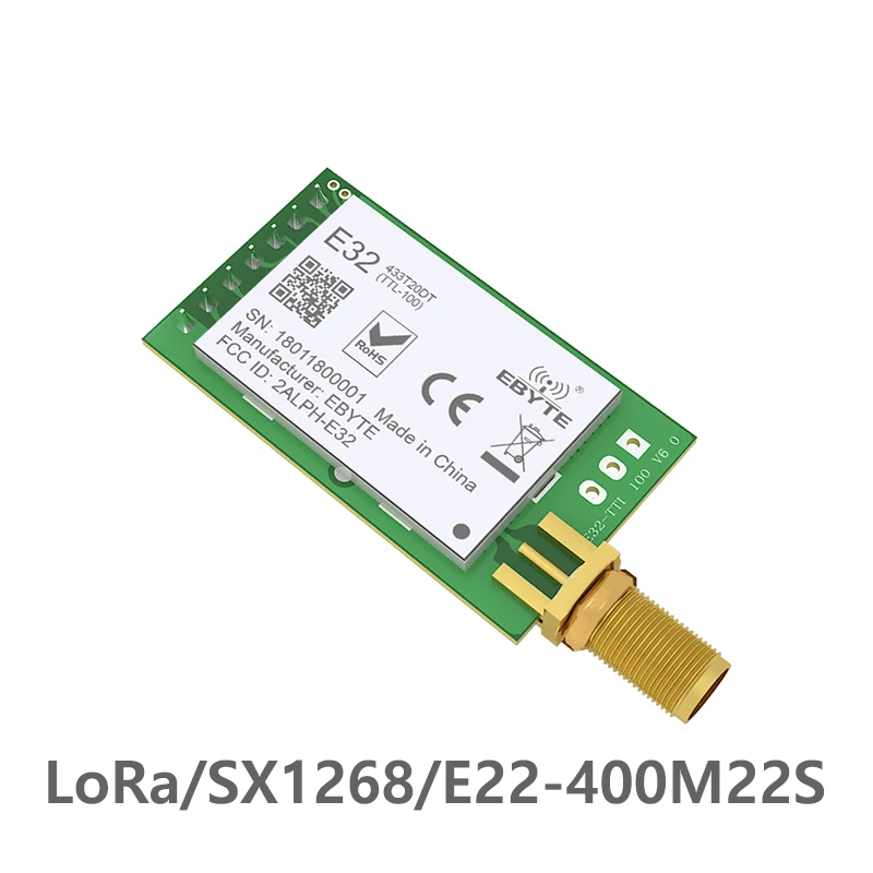 Lora SX1278 TCXO 433 МГц cojxu E32-433T20DT Беспроводной радиочастотный модуль SMA-K разъем LoraWAN IOT