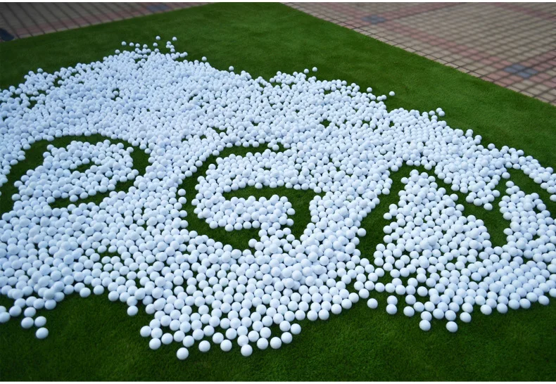 Двухслойные мячи для гольфа PGM, 10 шт., белые стандартные пустые шарики для гольфа, настраиваемый логотип от AliExpress WW