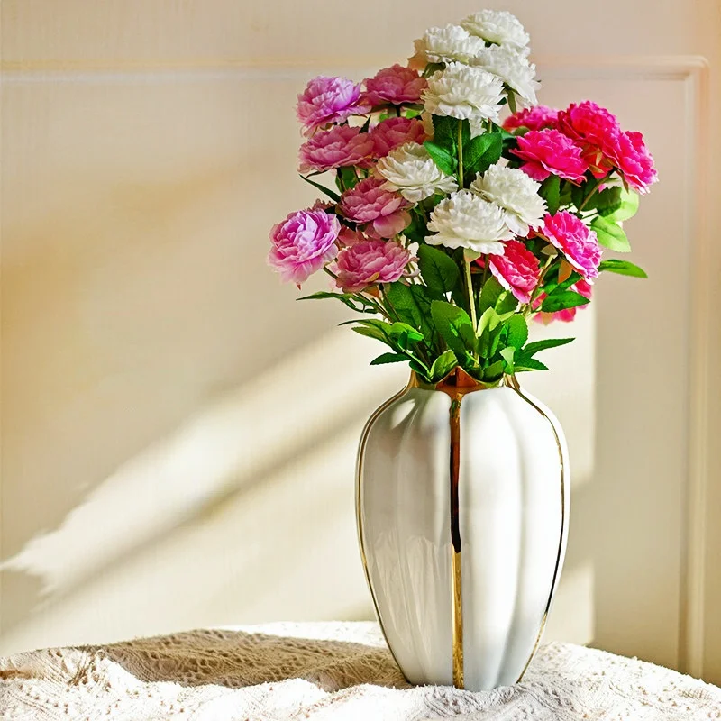 

Artificial Flowers, 65cm3 Head, Peony Flowers, Holiday Parties,Indoor Rooms,Decorative Flower Arrangements,Valentine's Day Gifts