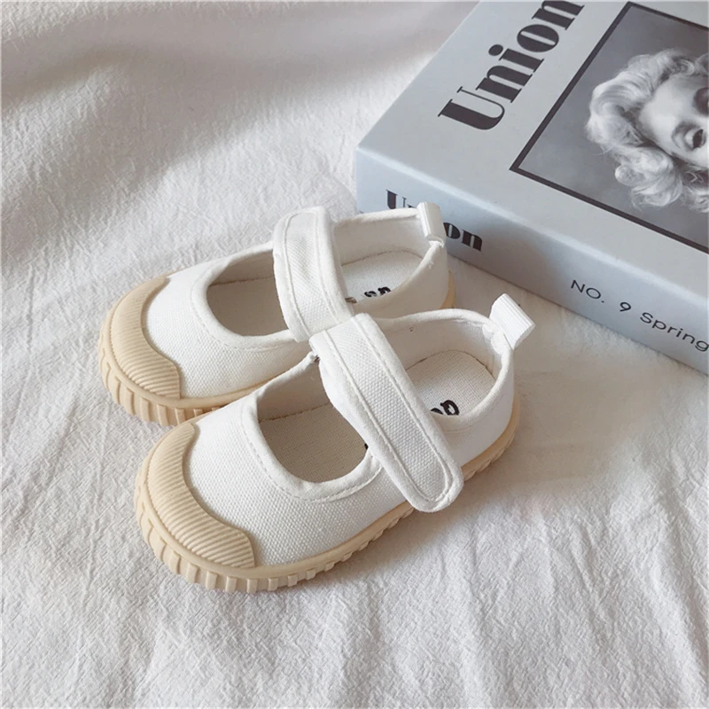Кеды Детские холщовые От 1 до 6 лет плоская подошва дышащие для начинающих ходить