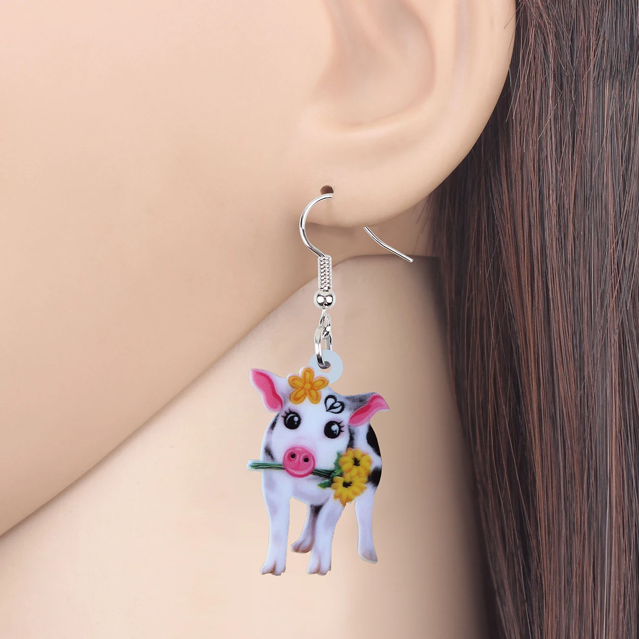 WEVENI акриловые украшения для женщин девушек подростков любителей аниме свинья