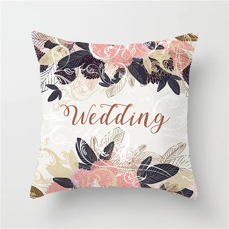 Fuwatacchi натуральный живописный чехол для подушки с фламинго мягкая декоративная