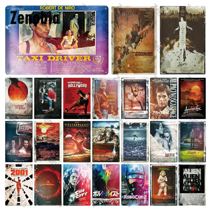 

Retro Metal Poster Tin Sign Vintage Plaque Tin Sign Plate Wall Art Stickers for Bar Pub Club Man Cave Home Room Wall Decoration
