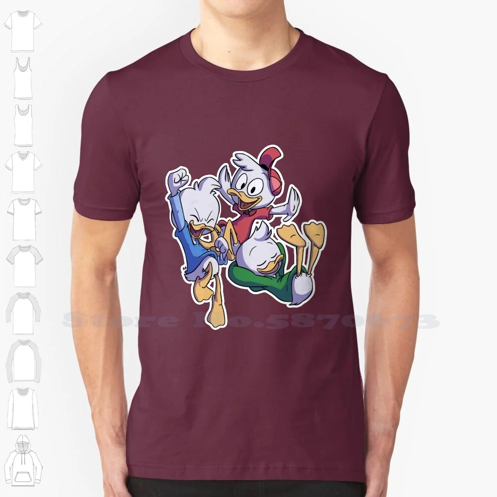 

Huey Dewey And Louie Summer Funny T Shirt For Men Women Huey Dewey Louie Duck Reboot Reboot Cartoon Huey Dewey And Louie