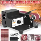 Электрическая ленточная шлифовальная машинка 250 Вт, устройство для заточки кромок с 10 абразивными лентами