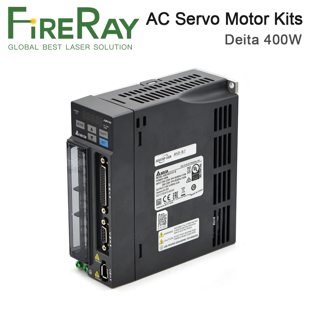 FireRay Дельта 400 Вт сервопривод ASD-B2-0421-B + Серводвигатель ECMA-C20604RS и водитель мотора |