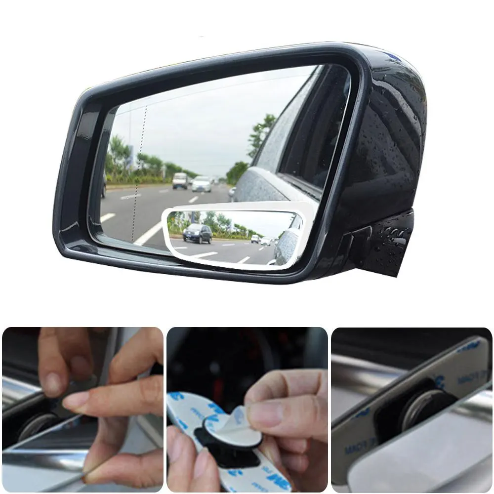 DSYCAR 1 пара зеркало для слепых пятен вспомогательное заднего вида HD выпуклое
