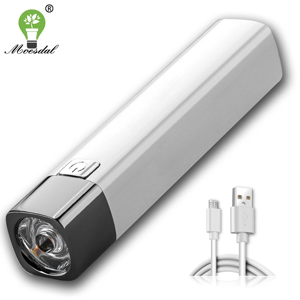 

Super Bright Mini LED Flashlight ABS Material Can Be Charged, As A Power Bank, Suitable for Adventure, Camping, Hiking, Etc.