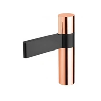 simple brass bathroom hot and cold rose gold basin faucet
