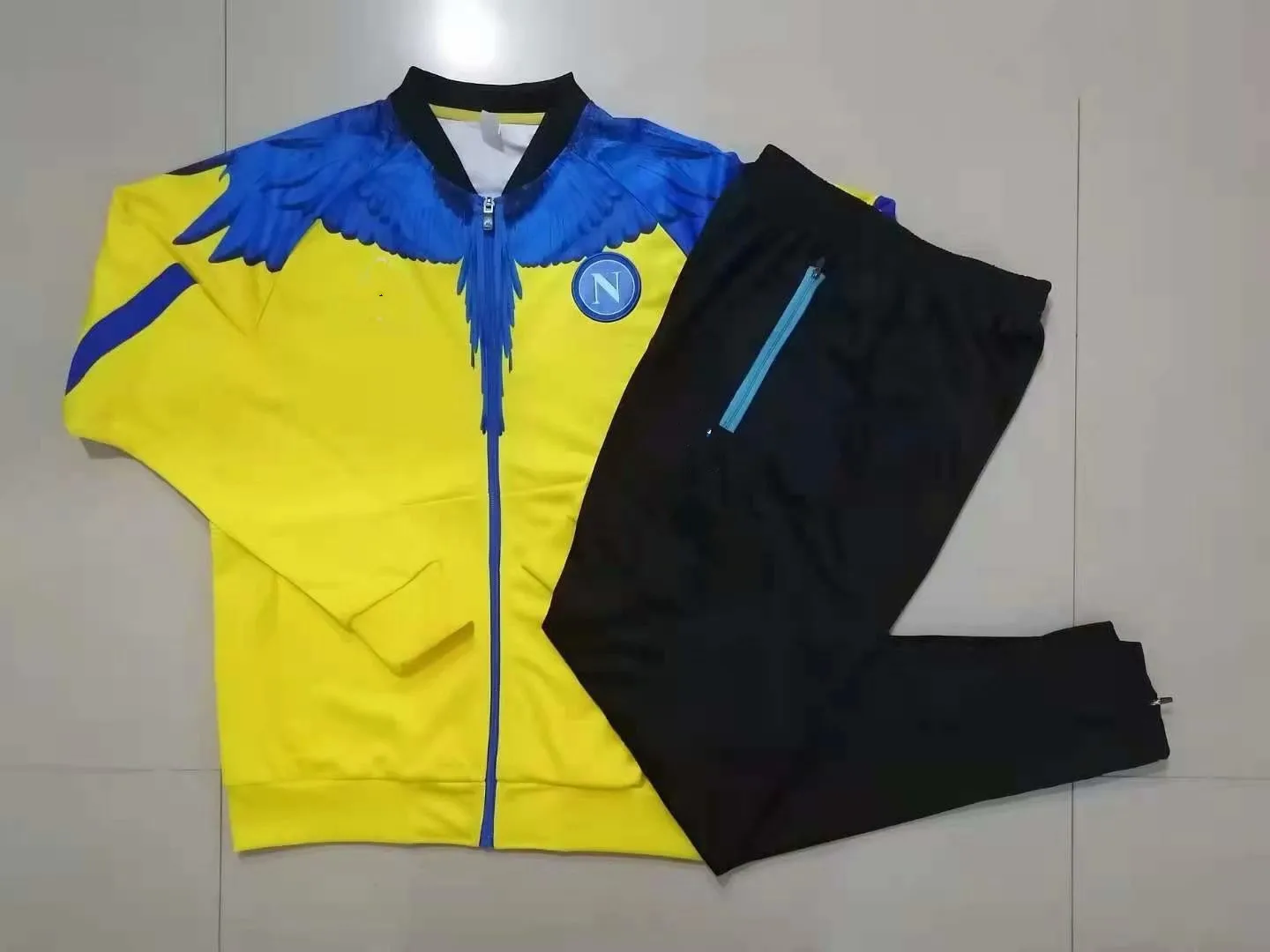 

2021 2022 tuta da allenamento per calcio napoli calcio per adulti 21 22 set di tute kit sport giacche e pantaloni con cerniera c