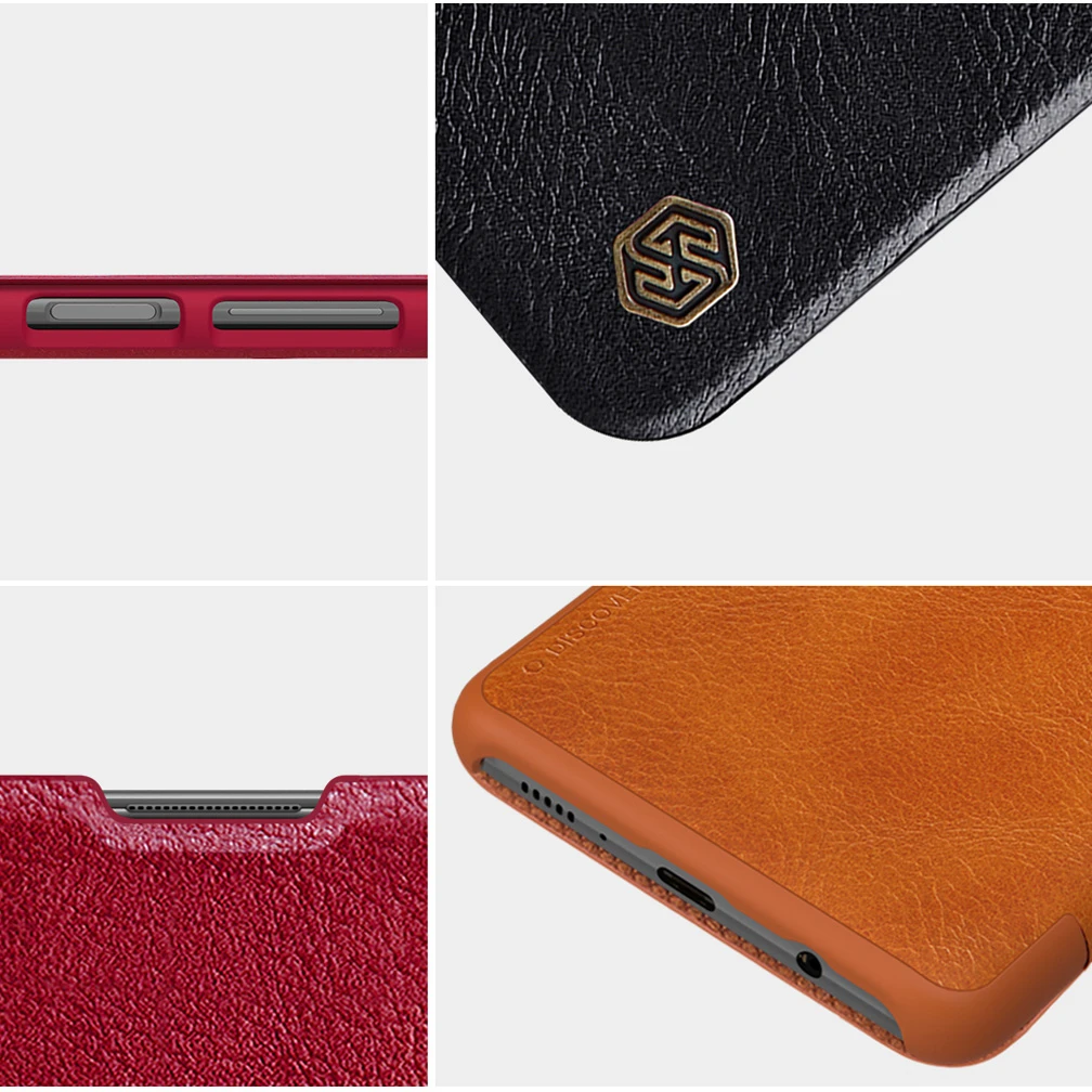 

For Samsung Galaxy M51 Case Nillkin Qin Series Vintage Flip Leather Cover with Card Slot For Samsung Galaxy M51 Wallet Case