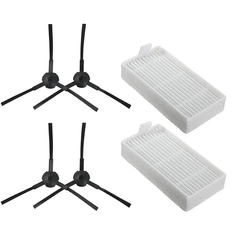4*Side Brushes 2*Filters Side Brush Filter Kit For Medion MD16192 MD18500 MD18501 MD18600 Vacuum Cleaner | Дом и сад