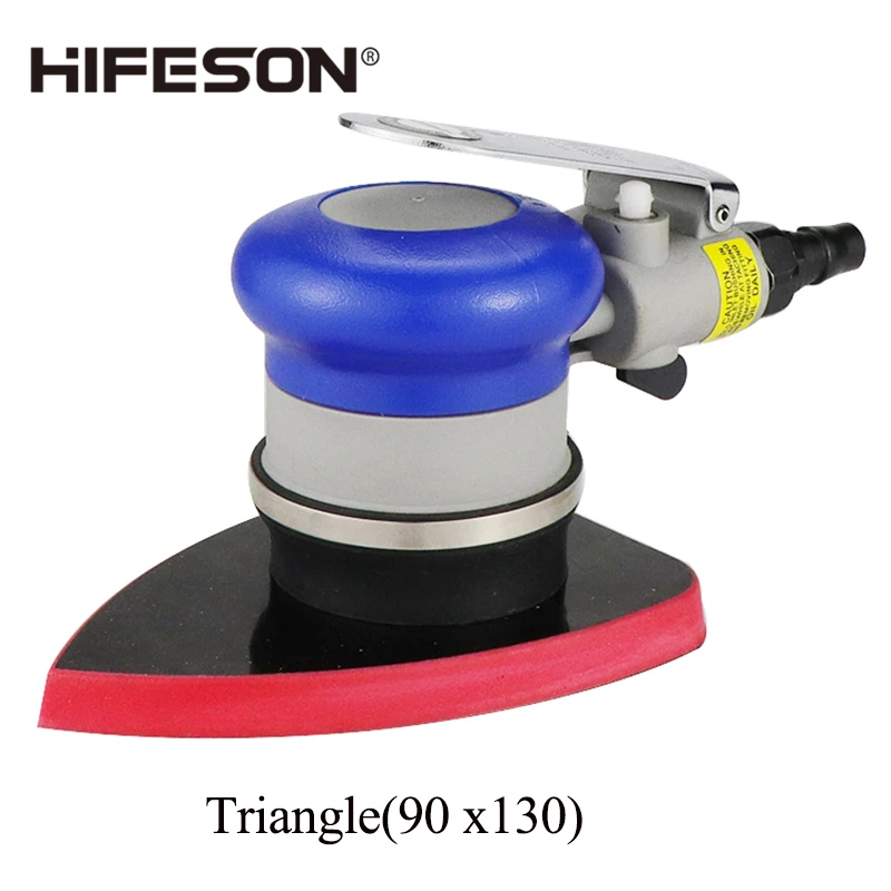 

HIFESON 815B triangular 90 * 130 mm pneumatic grinding tool with sand paper polishing grinding efficiency polishing machine