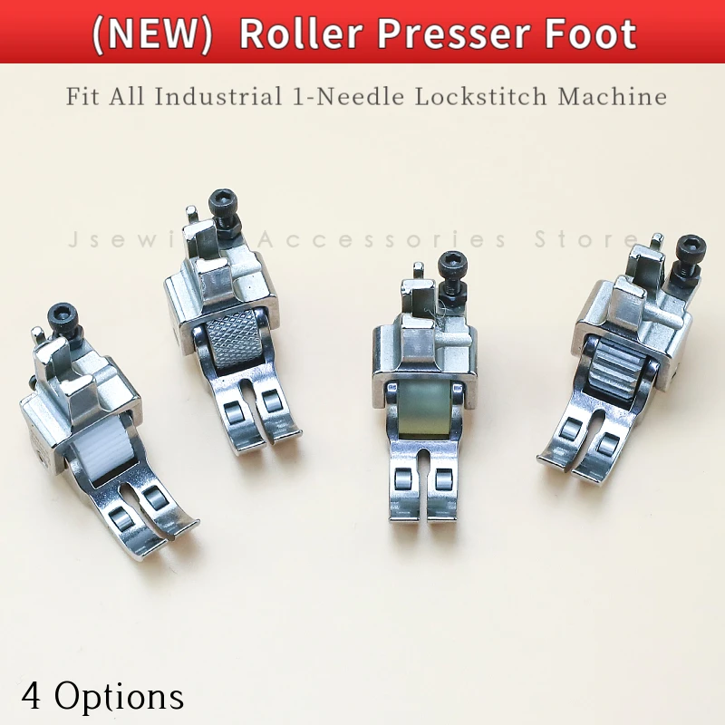 

Roller Presser Foot For Single Needle Lockstitch Sewing Machine Accessories Pressure Feet With Wheel Spare Parts JUKI BROTHER