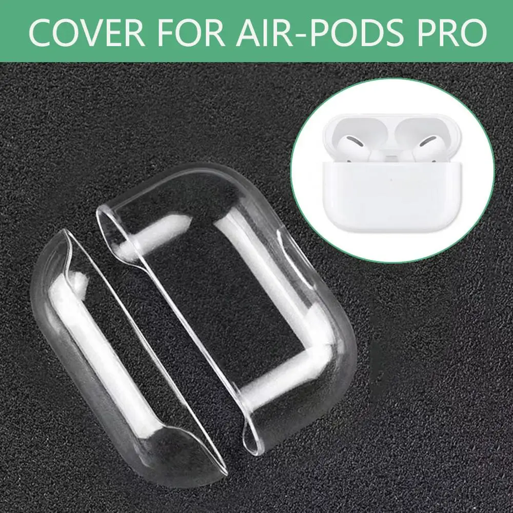 Original For Apple Airpods Pro Wireless Bluetooth Earphone Case AirPods PC Hard Cover Box Silicone Transparent | Электроника