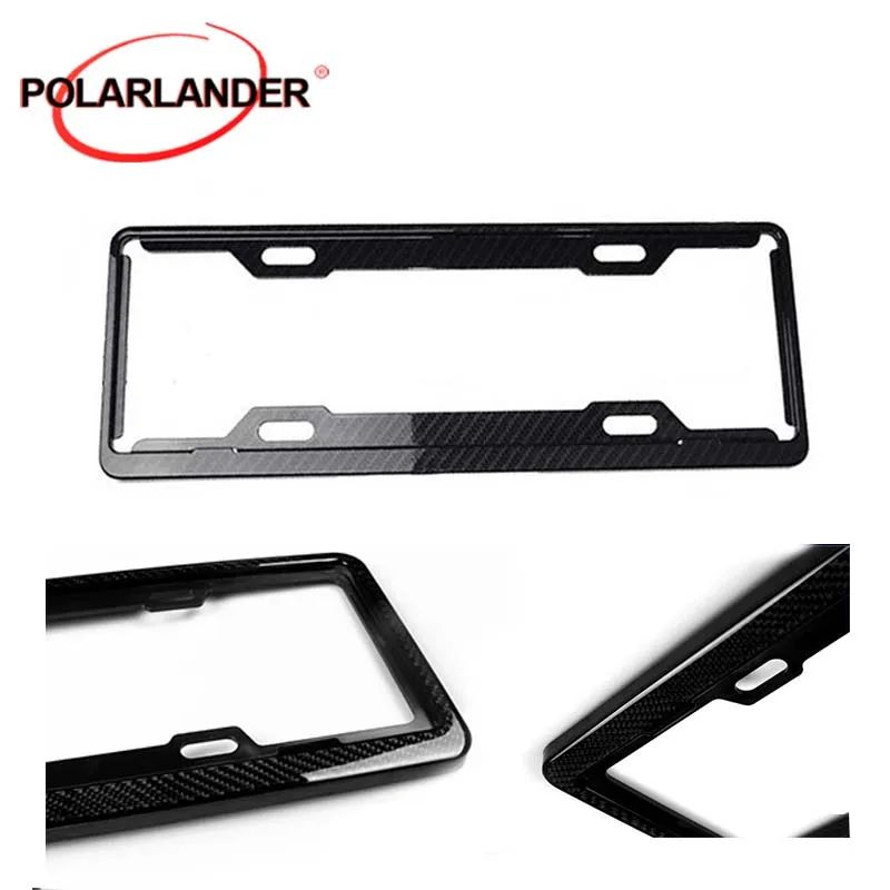 Рамка для номерного знака автомобиля из углеродного волокна китайский Размер