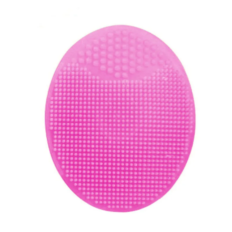 1 Pcs Soft Silicone Facial Cleaning Brush Shower Baby Massage Wash Pad Face Exfoliating Brushes Super Soft Sponges Scrubbers