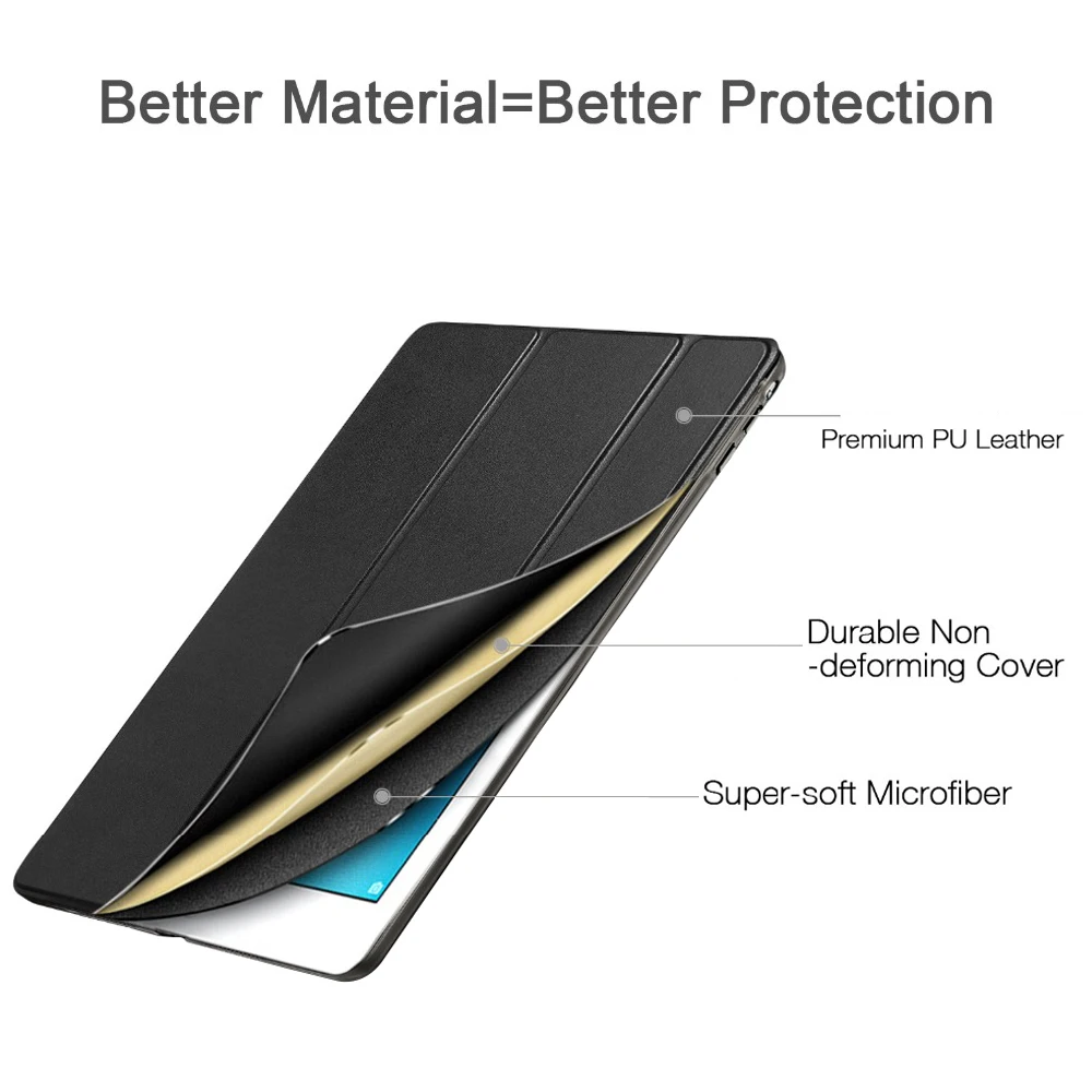 Чехол для планшета для samsung Galaxy Tab A 10,1 SM-T580 SM-T585 wifi LTE 3g из искусственной кожи защитный чехол Магнитный чехол