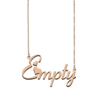 empty name necklace custom name necklace for women girls best friends birthday wedding christmas mother days gift
