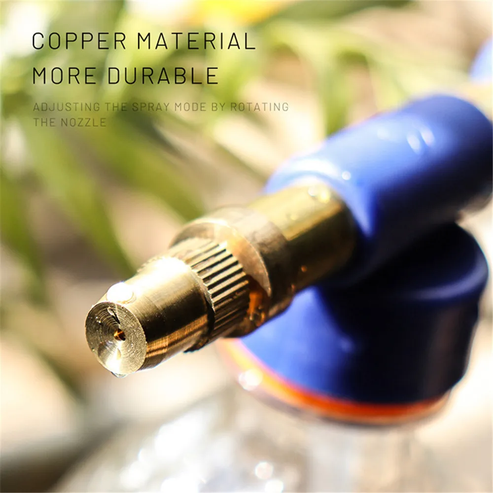 

Single Head/ Double Heads Bottle Interface Garden Trolley Gun Sprayer Adjustable Nozzle Water Pressure Atomization Sprayer