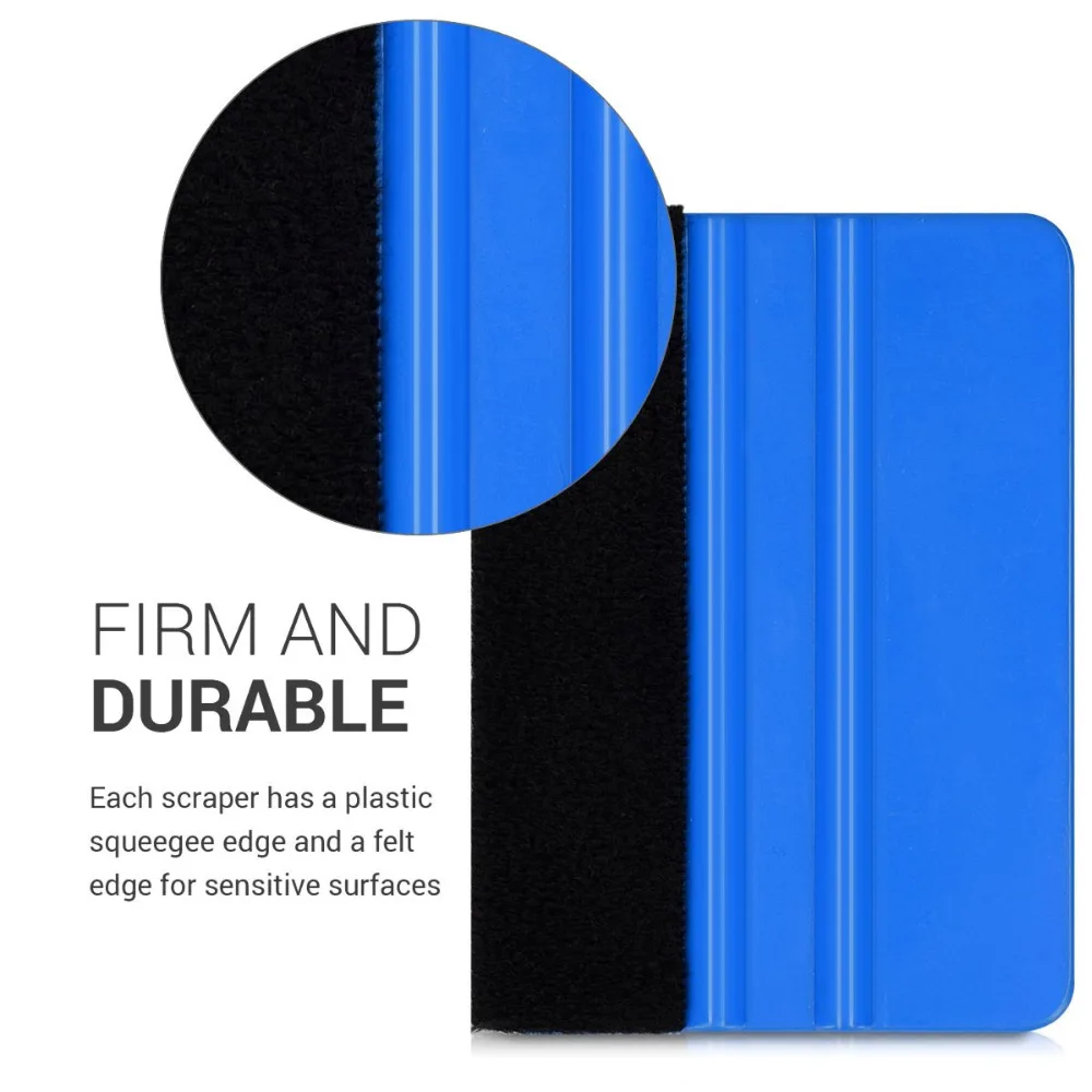1 шт. автомобиль виниловой оберточной пленки инструменты синий скребок с