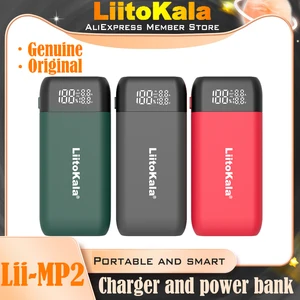 2021 new genuineoriginal liitokala lii mp2 18650 21700 smart charger and power bank qc3 0 inputoutput digital display free global shipping