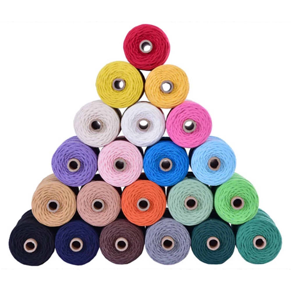 

Craft Rope Making String Single Macrame Home 100m Woven Braided 3mm*100m