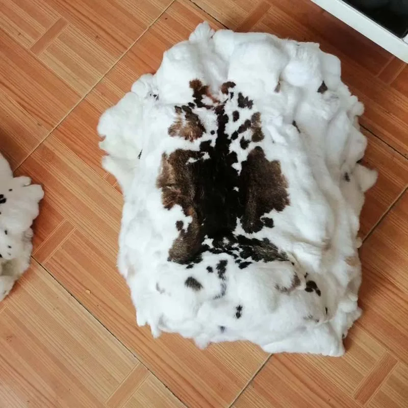 Чехол для подлокотника MS.Softex из натурального меха кролика Рекс материал одежды