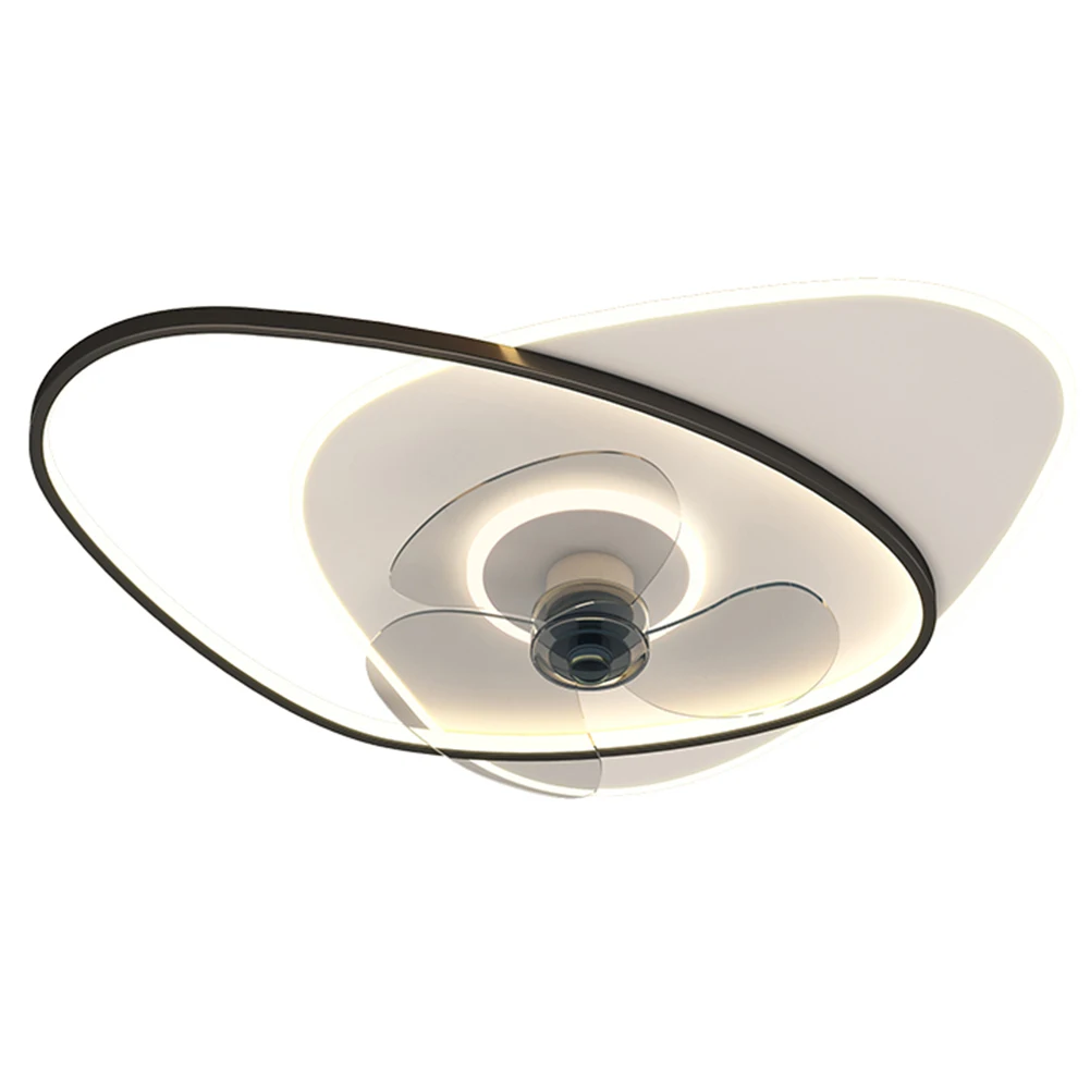 

Потолочный вентилятор со светодиодный Ной подсветкой, безэлектродный потолосветильник льник с дистанционным управлением для спальни, дом...