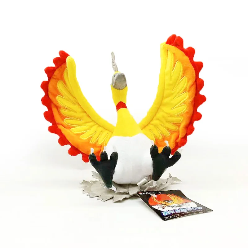 Takara Tomy Anime игрушка Покемон Ho Oh плюшевая игрушечная кукла отличный день рождения