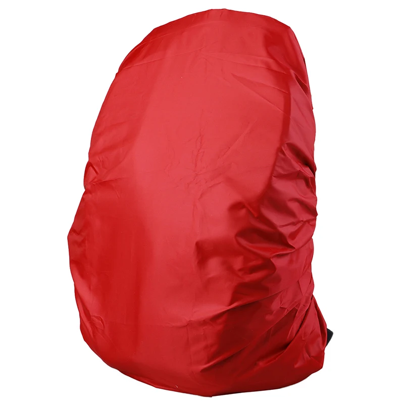 

1pc Portable Ultralight Shoulder Protect Outdoor tools Hiking Black/Red Adjustable Waterproof Dustproof Backpack Rain Cover