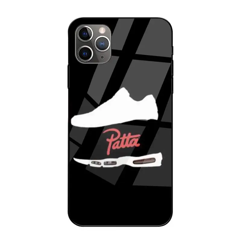 

0 Hot Dutch Street Fashion Brand Patta Phone Case Tempered Glass For Iphone 6 6s 7 8 Plus XR X XS 11 12 Pro Max