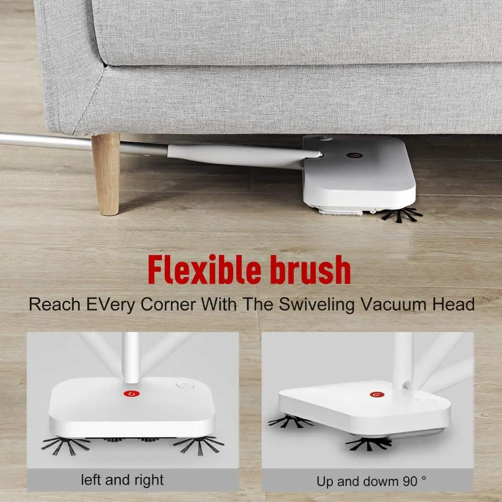 Электрическая уборочная машина Cleanhome 360 беспроводная перезаряжаемая с