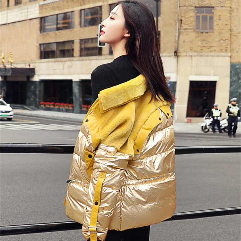 

quality 2021 Women Down Superior Jacket Korean Fashion White Duck Down Coat Loose Women's Winter Jackets Warm Parkas Clothes