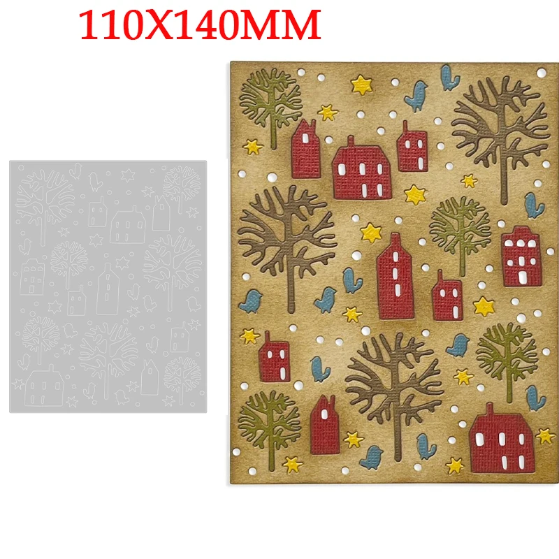 

2021 New Halloween TREE Metal Cutting Dies For Embossing Cut Paper Decoration Greeting Card Photo Album Scrapbooking No Stamps
